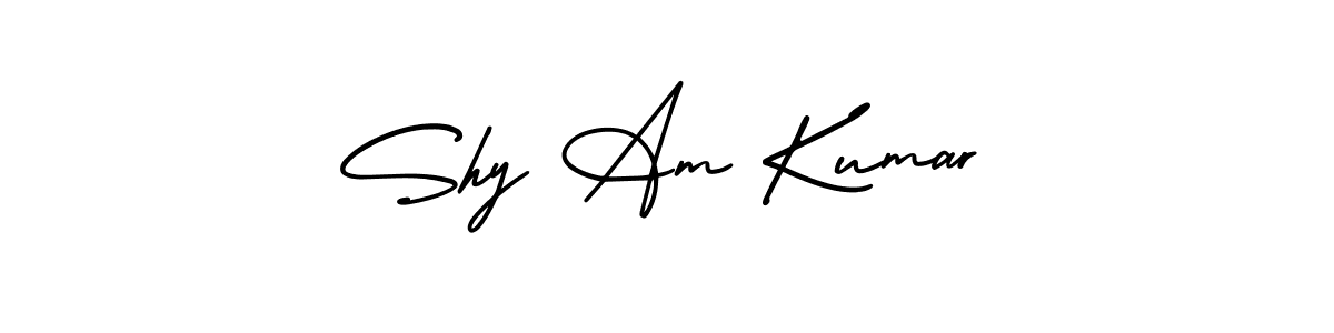 AmerikaSignatureDemo-Regular is a professional signature style that is perfect for those who want to add a touch of class to their signature. It is also a great choice for those who want to make their signature more unique. Get Shy Am Kumar name to fancy signature for free. Shy Am Kumar signature style 3 images and pictures png