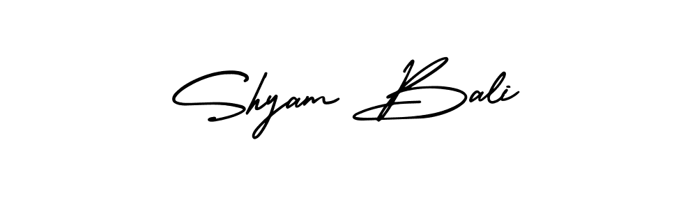 Check out images of Autograph of Shyam Bali name. Actor Shyam Bali Signature Style. AmerikaSignatureDemo-Regular is a professional sign style online. Shyam Bali signature style 3 images and pictures png