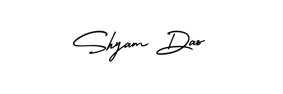This is the best signature style for the Shyam Das name. Also you like these signature font (AmerikaSignatureDemo-Regular). Mix name signature. Shyam Das signature style 3 images and pictures png