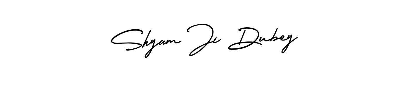 How to make Shyam Ji Dubey name signature. Use AmerikaSignatureDemo-Regular style for creating short signs online. This is the latest handwritten sign. Shyam Ji Dubey signature style 3 images and pictures png