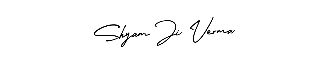 Use a signature maker to create a handwritten signature online. With this signature software, you can design (AmerikaSignatureDemo-Regular) your own signature for name Shyam Ji Verma. Shyam Ji Verma signature style 3 images and pictures png