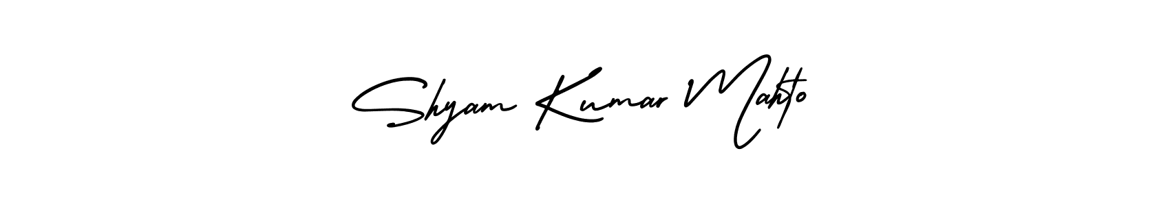 Use a signature maker to create a handwritten signature online. With this signature software, you can design (AmerikaSignatureDemo-Regular) your own signature for name Shyam Kumar Mahto. Shyam Kumar Mahto signature style 3 images and pictures png