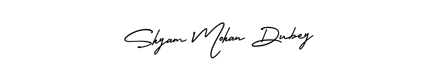 Use a signature maker to create a handwritten signature online. With this signature software, you can design (AmerikaSignatureDemo-Regular) your own signature for name Shyam Mohan Dubey. Shyam Mohan Dubey signature style 3 images and pictures png