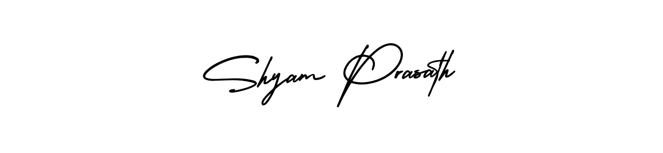 if you are searching for the best signature style for your name Shyam Prasath. so please give up your signature search. here we have designed multiple signature styles  using AmerikaSignatureDemo-Regular. Shyam Prasath signature style 3 images and pictures png