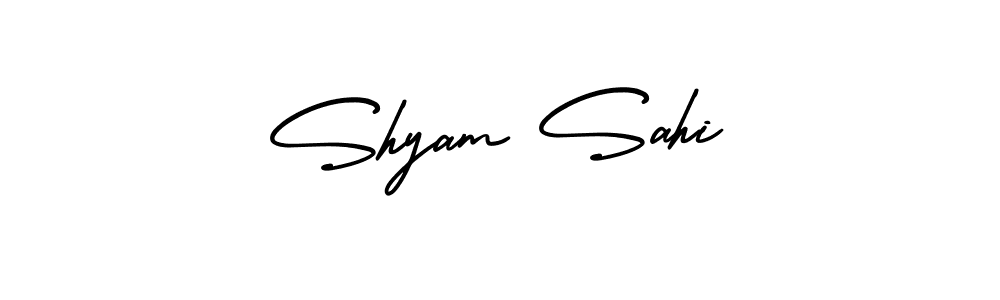 Make a beautiful signature design for name Shyam Sahi. With this signature (AmerikaSignatureDemo-Regular) style, you can create a handwritten signature for free. Shyam Sahi signature style 3 images and pictures png