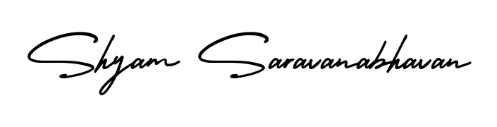 Discover the perfect balance of readability and style for Shyam Saravanabhavan with AmerikaSignatureDemo-Regular font. Create your dream signature today. Shyam Saravanabhavan signature style 3 images and pictures png