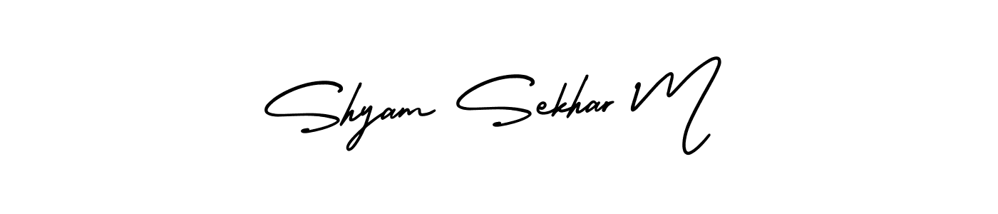 Here are the top 10 professional signature styles for the name Shyam Sekhar M. These are the best autograph styles you can use for your name. Shyam Sekhar M signature style 3 images and pictures png