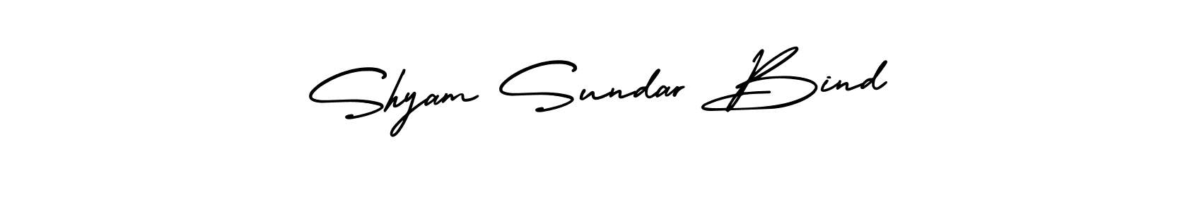 if you are searching for the best signature style for your name Shyam Sundar Bind. so please give up your signature search. here we have designed multiple signature styles  using AmerikaSignatureDemo-Regular. Shyam Sundar Bind signature style 3 images and pictures png
