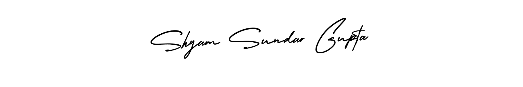 Shyam Sundar Gupta stylish signature style. Best Handwritten Sign (AmerikaSignatureDemo-Regular) for my name. Handwritten Signature Collection Ideas for my name Shyam Sundar Gupta. Shyam Sundar Gupta signature style 3 images and pictures png