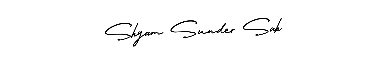 Also we have Shyam Sunder Sah name is the best signature style. Create professional handwritten signature collection using AmerikaSignatureDemo-Regular autograph style. Shyam Sunder Sah signature style 3 images and pictures png