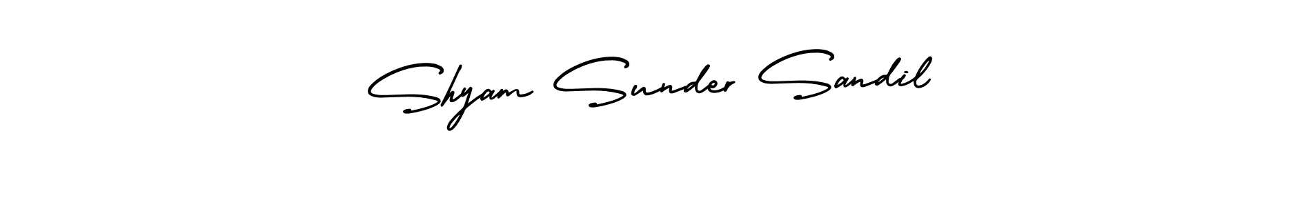 Check out images of Autograph of Shyam Sunder Sandil name. Actor Shyam Sunder Sandil Signature Style. AmerikaSignatureDemo-Regular is a professional sign style online. Shyam Sunder Sandil signature style 3 images and pictures png