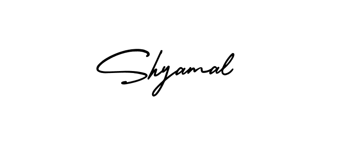 Design your own signature with our free online signature maker. With this signature software, you can create a handwritten (AmerikaSignatureDemo-Regular) signature for name Shyamal. Shyamal signature style 3 images and pictures png