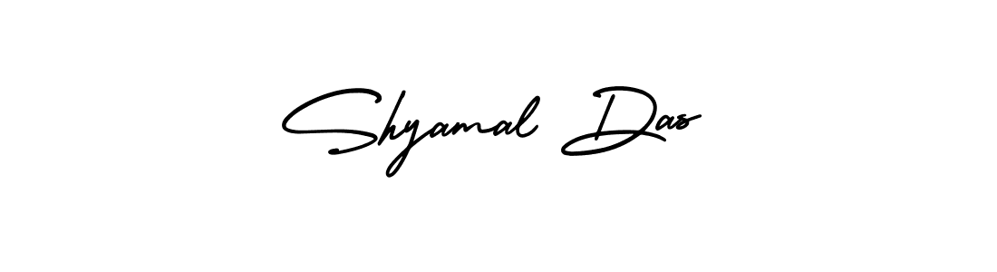 This is the best signature style for the Shyamal Das name. Also you like these signature font (AmerikaSignatureDemo-Regular). Mix name signature. Shyamal Das signature style 3 images and pictures png