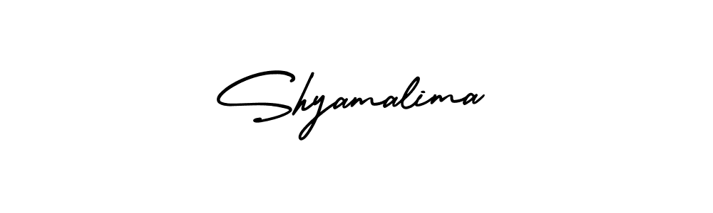 Also we have Shyamalima name is the best signature style. Create professional handwritten signature collection using AmerikaSignatureDemo-Regular autograph style. Shyamalima signature style 3 images and pictures png