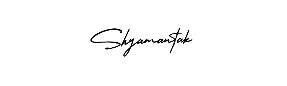 Also You can easily find your signature by using the search form. We will create Shyamantak name handwritten signature images for you free of cost using AmerikaSignatureDemo-Regular sign style. Shyamantak signature style 3 images and pictures png