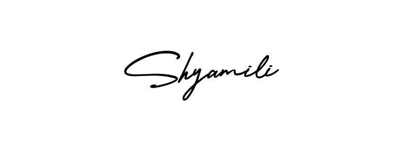 Make a short Shyamili signature style. Manage your documents anywhere anytime using AmerikaSignatureDemo-Regular. Create and add eSignatures, submit forms, share and send files easily. Shyamili signature style 3 images and pictures png