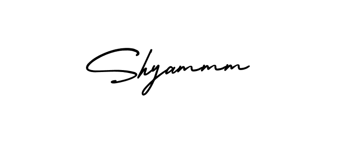 AmerikaSignatureDemo-Regular is a professional signature style that is perfect for those who want to add a touch of class to their signature. It is also a great choice for those who want to make their signature more unique. Get Shyammm name to fancy signature for free. Shyammm signature style 3 images and pictures png