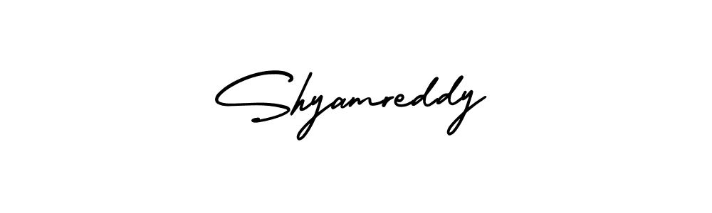 Design your own signature with our free online signature maker. With this signature software, you can create a handwritten (AmerikaSignatureDemo-Regular) signature for name Shyamreddy. Shyamreddy signature style 3 images and pictures png