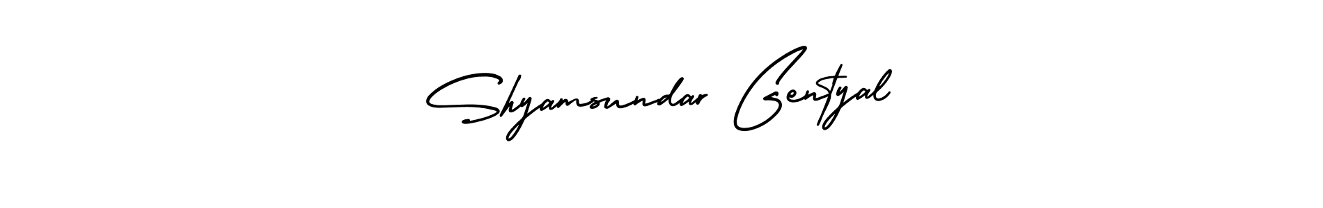 Here are the top 10 professional signature styles for the name Shyamsundar Gentyal. These are the best autograph styles you can use for your name. Shyamsundar Gentyal signature style 3 images and pictures png
