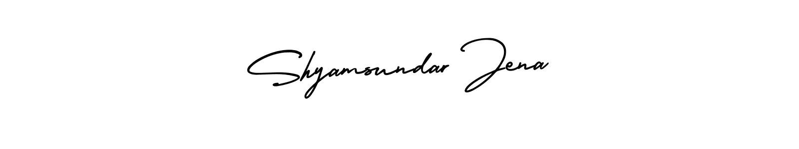 Shyamsundar Jena stylish signature style. Best Handwritten Sign (AmerikaSignatureDemo-Regular) for my name. Handwritten Signature Collection Ideas for my name Shyamsundar Jena. Shyamsundar Jena signature style 3 images and pictures png