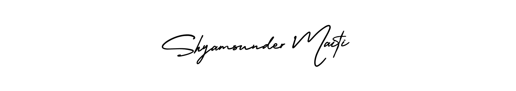 Once you've used our free online signature maker to create your best signature AmerikaSignatureDemo-Regular style, it's time to enjoy all of the benefits that Shyamsunder Maiti name signing documents. Shyamsunder Maiti signature style 3 images and pictures png