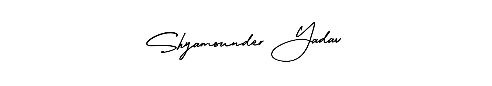 Make a beautiful signature design for name Shyamsunder Yadav. Use this online signature maker to create a handwritten signature for free. Shyamsunder Yadav signature style 3 images and pictures png