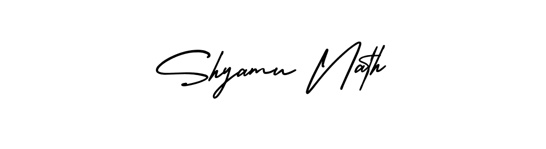 Also we have Shyamu Nath name is the best signature style. Create professional handwritten signature collection using AmerikaSignatureDemo-Regular autograph style. Shyamu Nath signature style 3 images and pictures png