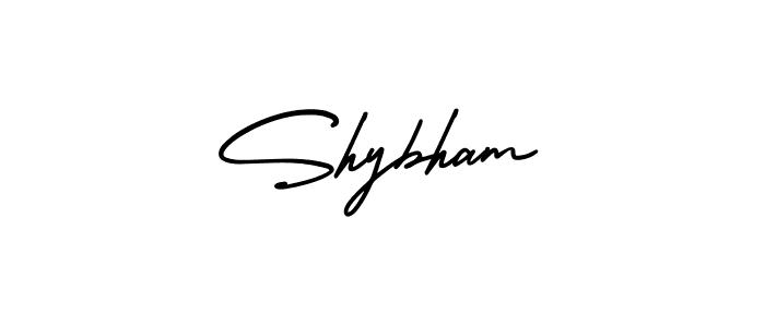The best way (AmerikaSignatureDemo-Regular) to make a short signature is to pick only two or three words in your name. The name Shybham include a total of six letters. For converting this name. Shybham signature style 3 images and pictures png