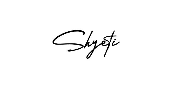 Create a beautiful signature design for name Shyeti. With this signature (AmerikaSignatureDemo-Regular) fonts, you can make a handwritten signature for free. Shyeti signature style 3 images and pictures png