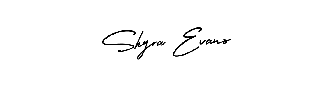 AmerikaSignatureDemo-Regular is a professional signature style that is perfect for those who want to add a touch of class to their signature. It is also a great choice for those who want to make their signature more unique. Get Shyra Evans name to fancy signature for free. Shyra Evans signature style 3 images and pictures png