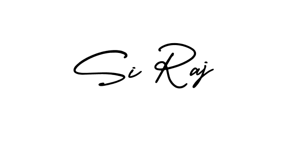 How to make Si Raj signature? AmerikaSignatureDemo-Regular is a professional autograph style. Create handwritten signature for Si Raj name. Si Raj signature style 3 images and pictures png