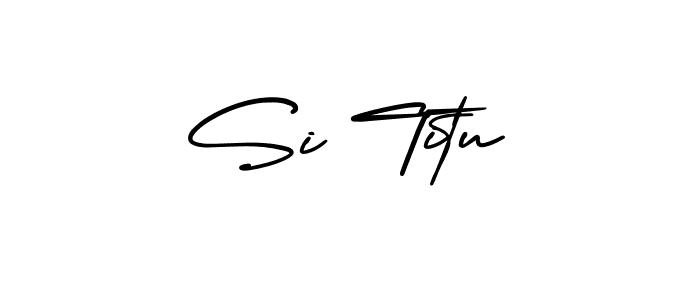 It looks lik you need a new signature style for name Si Titu. Design unique handwritten (AmerikaSignatureDemo-Regular) signature with our free signature maker in just a few clicks. Si Titu signature style 3 images and pictures png