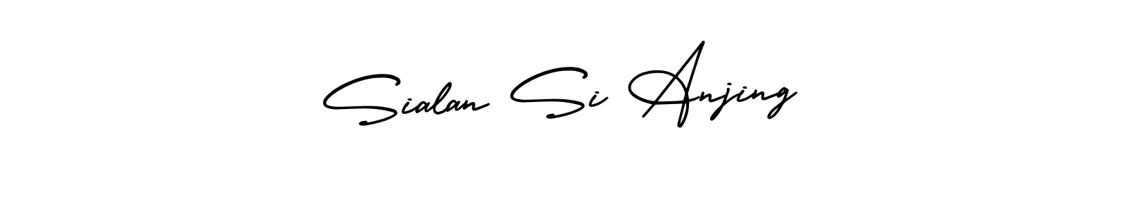 See photos of Sialan Si Anjing official signature by Spectra . Check more albums & portfolios. Read reviews & check more about AmerikaSignatureDemo-Regular font. Sialan Si Anjing signature style 3 images and pictures png