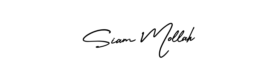 Check out images of Autograph of Siam Mollah name. Actor Siam Mollah Signature Style. AmerikaSignatureDemo-Regular is a professional sign style online. Siam Mollah signature style 3 images and pictures png