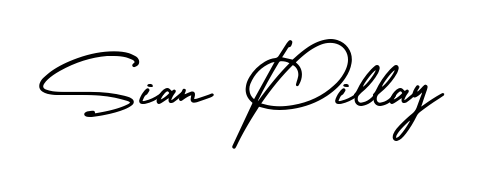 Master the art of signing with Sian Pillay written in fluent AmerikaSignatureDemo-Regular script. A great template to practice and refine your handwriting. Sian Pillay signature style 3 images and pictures png
