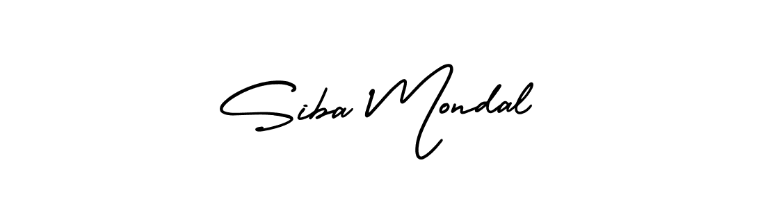 Create a beautiful signature design for name Siba Mondal. With this signature (AmerikaSignatureDemo-Regular) fonts, you can make a handwritten signature for free. Siba Mondal signature style 3 images and pictures png