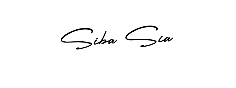Create a beautiful signature design for name Siba Sia. With this signature (AmerikaSignatureDemo-Regular) fonts, you can make a handwritten signature for free. Siba Sia signature style 3 images and pictures png