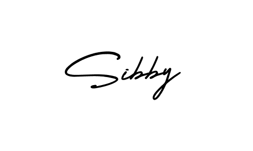 Sibby stylish signature style. Best Handwritten Sign (AmerikaSignatureDemo-Regular) for my name. Handwritten Signature Collection Ideas for my name Sibby. Sibby signature style 3 images and pictures png