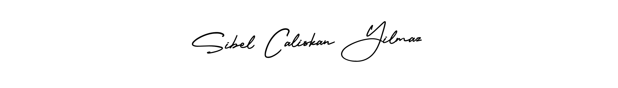 How to make Sibel Caliskan Yilmaz signature? AmerikaSignatureDemo-Regular is a professional autograph style. Create handwritten signature for Sibel Caliskan Yilmaz name. Sibel Caliskan Yilmaz signature style 3 images and pictures png