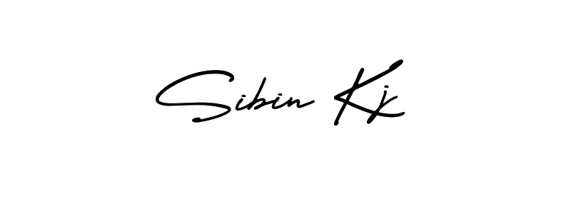 Create a beautiful signature design for name Sibin Kj. With this signature (AmerikaSignatureDemo-Regular) fonts, you can make a handwritten signature for free. Sibin Kj signature style 3 images and pictures png
