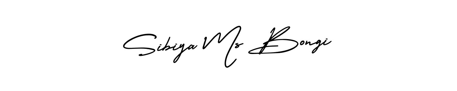 Best and Professional Signature Style for Sibiya Ms Bongi. AmerikaSignatureDemo-Regular Best Signature Style Collection. Sibiya Ms Bongi signature style 3 images and pictures png