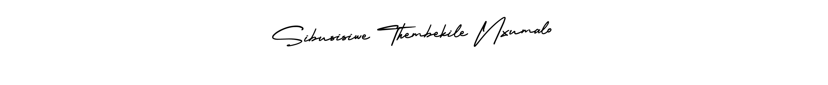 Create a beautiful signature design for name Sibusisiwe Thembekile Nxumalo. With this signature (AmerikaSignatureDemo-Regular) fonts, you can make a handwritten signature for free. Sibusisiwe Thembekile Nxumalo signature style 3 images and pictures png