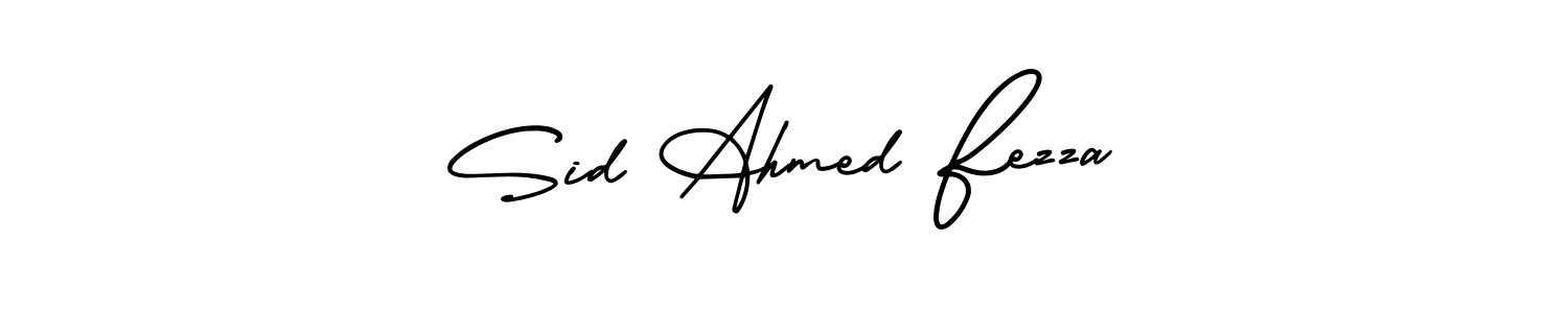 Here are the top 10 professional signature styles for the name Sid Ahmed Fezza. These are the best autograph styles you can use for your name. Sid Ahmed Fezza signature style 3 images and pictures png