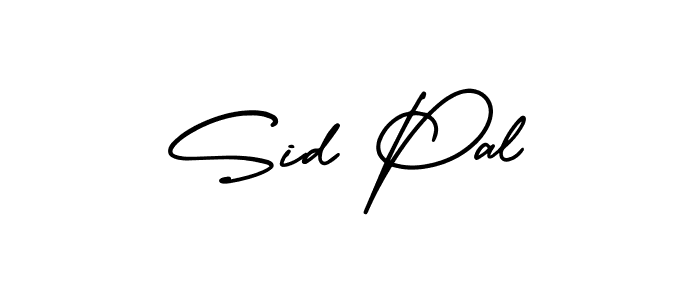 Sid Pal stylish signature style. Best Handwritten Sign (AmerikaSignatureDemo-Regular) for my name. Handwritten Signature Collection Ideas for my name Sid Pal. Sid Pal signature style 3 images and pictures png