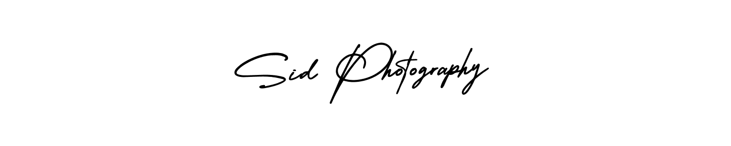 Design your own signature with our free online signature maker. With this signature software, you can create a handwritten (AmerikaSignatureDemo-Regular) signature for name Sid Photography. Sid Photography signature style 3 images and pictures png