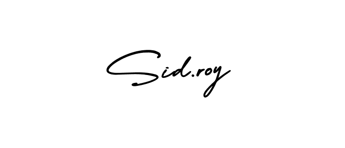 Make a beautiful signature design for name Sid.roy. Use this online signature maker to create a handwritten signature for free. Sid.roy signature style 3 images and pictures png