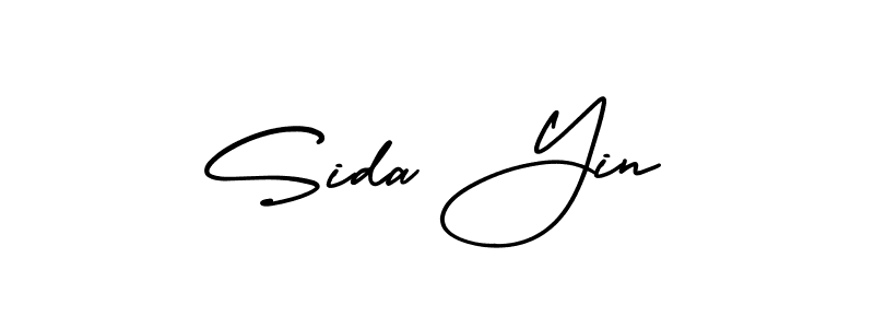 This is the best signature style for the Sida Yin name. Also you like these signature font (AmerikaSignatureDemo-Regular). Mix name signature. Sida Yin signature style 3 images and pictures png