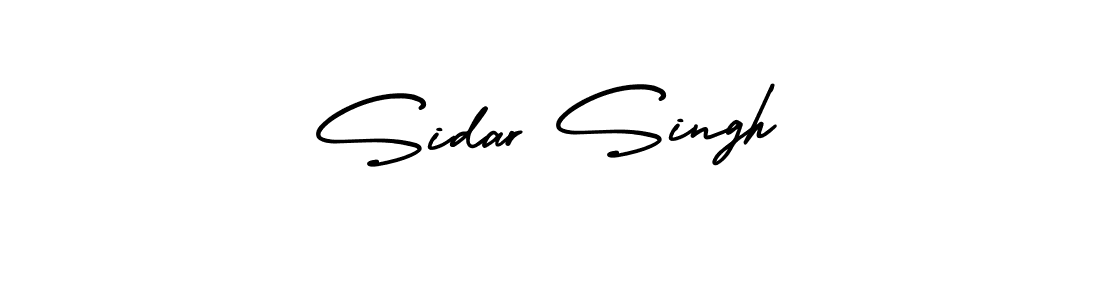 Sidar Singh stylish signature style. Best Handwritten Sign (AmerikaSignatureDemo-Regular) for my name. Handwritten Signature Collection Ideas for my name Sidar Singh. Sidar Singh signature style 3 images and pictures png