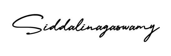The AmerikaSignatureDemo-Regular lettering style adds unique flourish to name Siddalinagaswamy. Stand out with a custom digital autograph made in seconds. Siddalinagaswamy signature style 3 images and pictures png