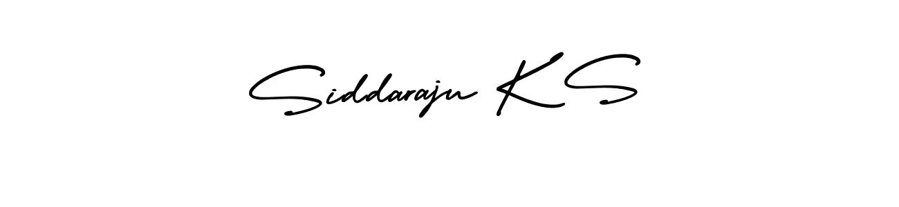 How to make Siddaraju K S signature? AmerikaSignatureDemo-Regular is a professional autograph style. Create handwritten signature for Siddaraju K S name. Siddaraju K S signature style 3 images and pictures png
